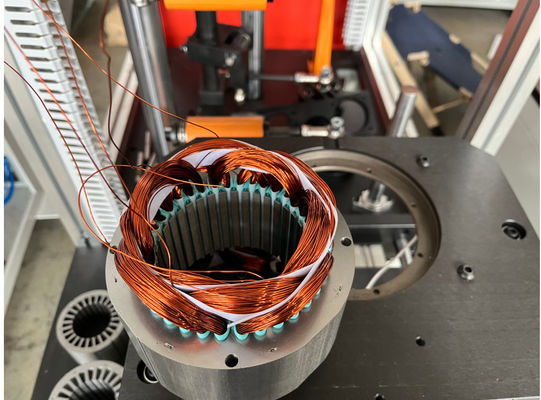 China Como produzir máquina de laçamento de ligação de bobina de estator de enrolamento de motor AC fornecedor