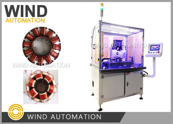 China Máquina de Enrolamento de Estator Inslot Outrunner 4 eixos Servo Agulha Enrolador 7kw Awg18 / Awg38 fornecedor