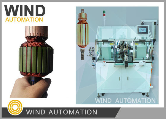 Máquina de enrolar rotor de enrolador de armadura com comutador com duas ranhuras PMDC motor fornecedor