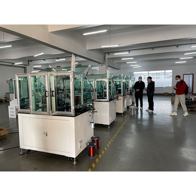 Máquina de enrolar armaduras totalmente automática Enroladora de bobinas de rotor com tensor eletrônico fornecedor