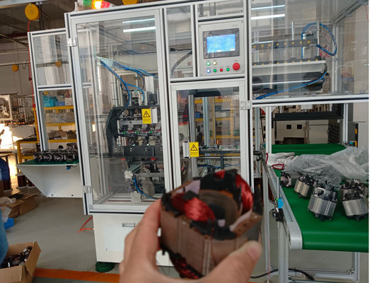 Máquina de perfuração motor estator campos bobina máquina de enrolar totalmente automática fornecedor