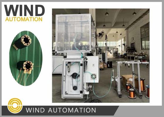 Oito polos BLDC Motor a Passo Stator máquina de enrolar com duas agulhas fornecedor