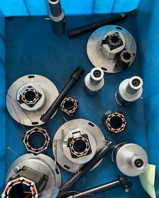 20, 28,35,42Máquina de enrolar de estator de motor a passo da série 57 com quatro agulhas BLDC Winder fornecedor
