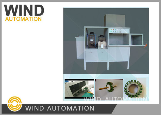 Máquina de revestimento por imersão a quente de resina de isolamento em pó cama fluidizada de magnetoestador