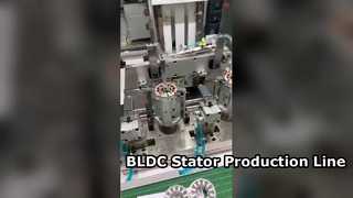 Linha de produção em massa do estator BLDC